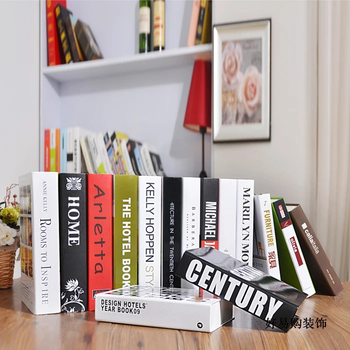 10PC Book decoration living room model props Photography House book | Дом и сад