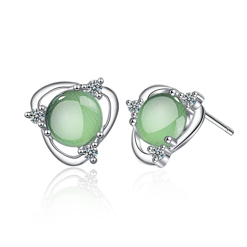 100% 925 sterling silver wholesale opal stone flower female birthday gift ladies`stud earrings jewelry Anti allergy student girl
100% 925 sterling silver wholesale opal stone flower female birthday gift ladies`stud earrings jewelry Anti allergy student girl