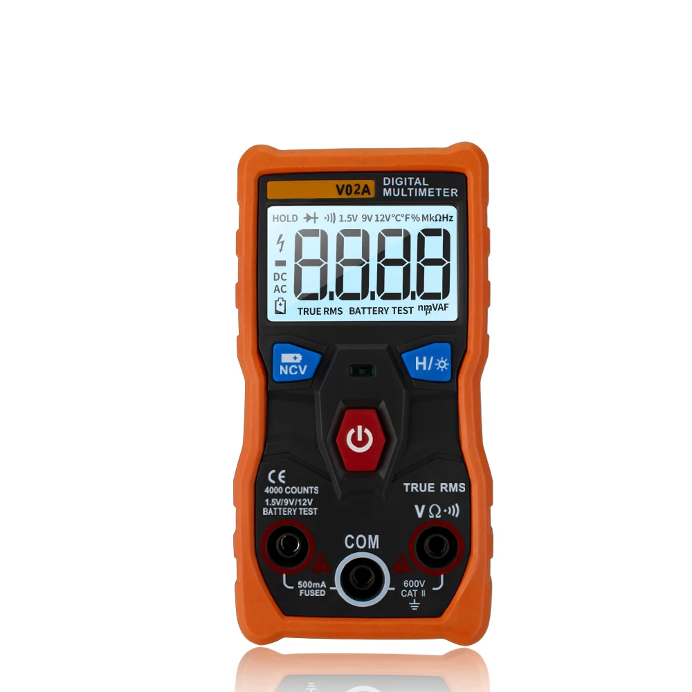 Digital Multimeter True RMS Auto Range Professional LCD 4000 Counts Backlight Automatic Smart Multimeters Voltage Ammeter Tester
Digital Multimeter True RMS Auto Range Professional LCD 4000 Counts Backlight Automatic Smart Multimeters Voltage Ammeter Tester