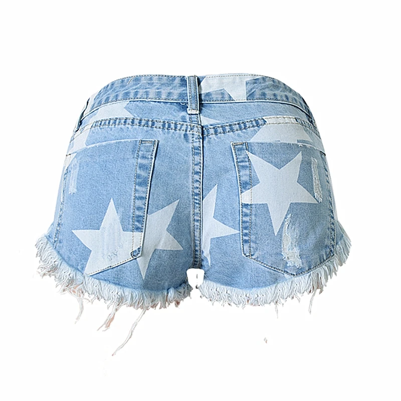 Summer new fashion beach holiday nightclub style denim shorts 2019 European and American casual printing tassel denim shortsB330
Summer new fashion beach holiday nightclub style denim shorts 2019 European and American casual printing tassel denim shortsB330