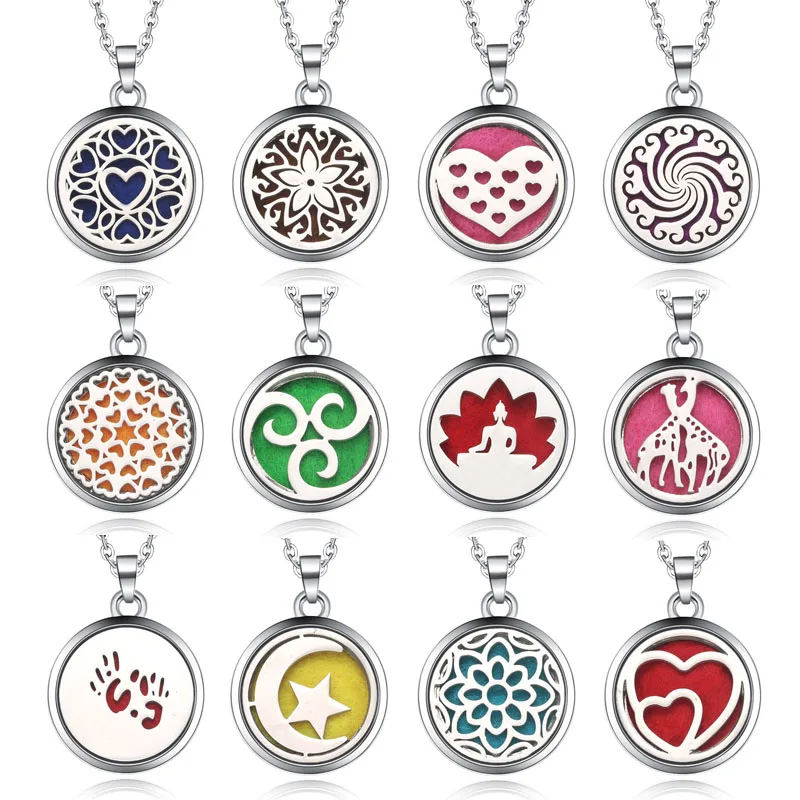 Wholesale Aroma Diffuser Necklace Stainless Steel Magnet Pendant Perfume Essential Oil Aromatherapy Locket Necklace With Pads
Wholesale Aroma Diffuser Necklace Stainless Steel Magnet Pendant Perfume Essential Oil Aromatherapy Locket Necklace With Pads