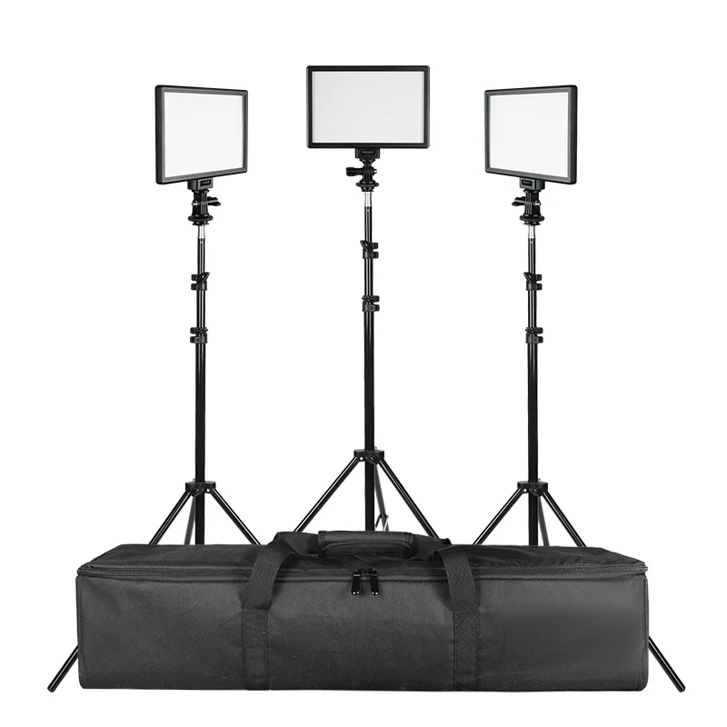 SUPON L122T 3 комплекта светодиодной лампы для фотографического освещения со штативом 3200K/5600K панельные лампы для фото Youtube
SUPON L122T 3 комплекта светодиодной лампы для фотографического освещения со штативом 3200K/5600K панельные лампы для фото Youtube