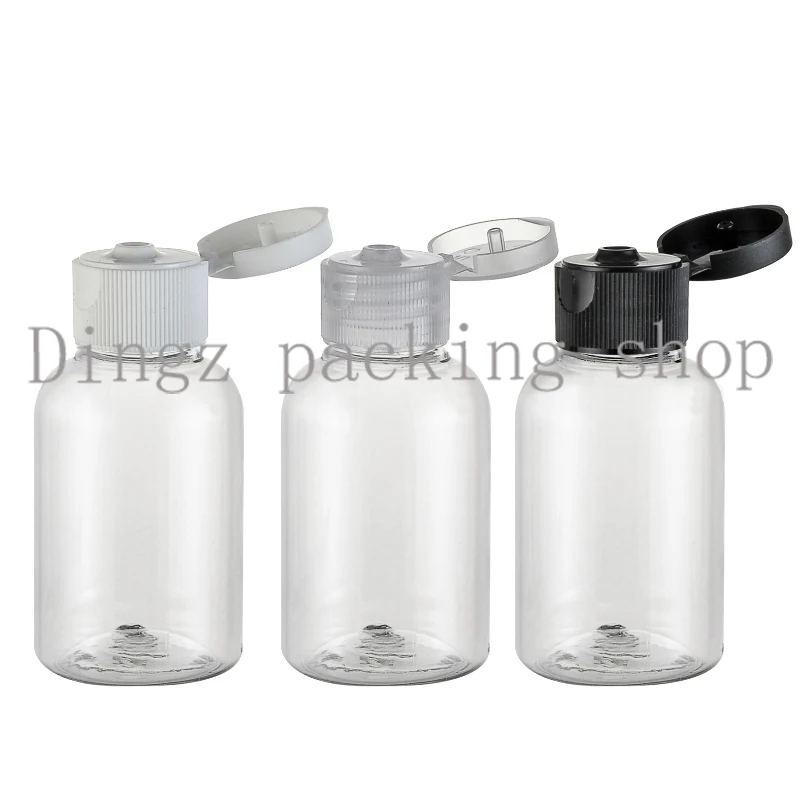 50ml transparent round sample containers for cosmetics bottle with flip cap lotion bottle gel bottle 50pc/lot
50ml transparent round sample containers for cosmetics bottle with flip cap lotion bottle gel bottle 50pc/lot