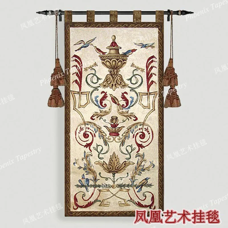 Flybird around Palace vase Home decoration tapestry 125*66cm Wall hanging Aubusson Medieval jacquard fabric home textile H116
Flybird around Palace vase Home decoration tapestry 125*66cm Wall hanging Aubusson Medieval jacquard fabric home textile H116