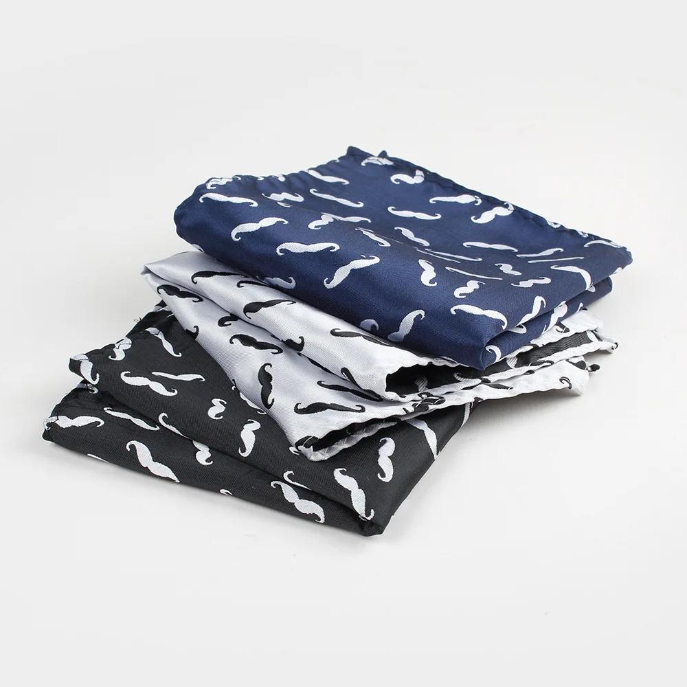 Высокое качество Hankerchief шарфы носки с изображением усов хлопчатобумажные