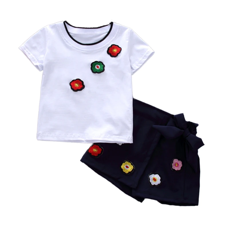 Casual Girls Clothes 2020 New Summer Baby Children Clothing Set Cotton Short Sleeve Shirts Shorts Kids Suits Toddlers Costume
Casual Girls Clothes 2020 New Summer Baby Children Clothing Set Cotton Short Sleeve Shirts Shorts Kids Suits Toddlers Costume