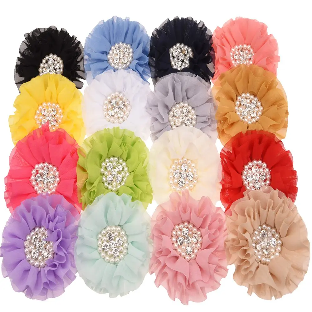 5pcs Chiffon Hair Flower Hair Accessories Chic Headwear Rhinestone Pearl Cluster Flowers No Hairclip for Hairband Headband
5pcs Chiffon Hair Flower Hair Accessories Chic Headwear Rhinestone Pearl Cluster Flowers No Hairclip for Hairband Headband