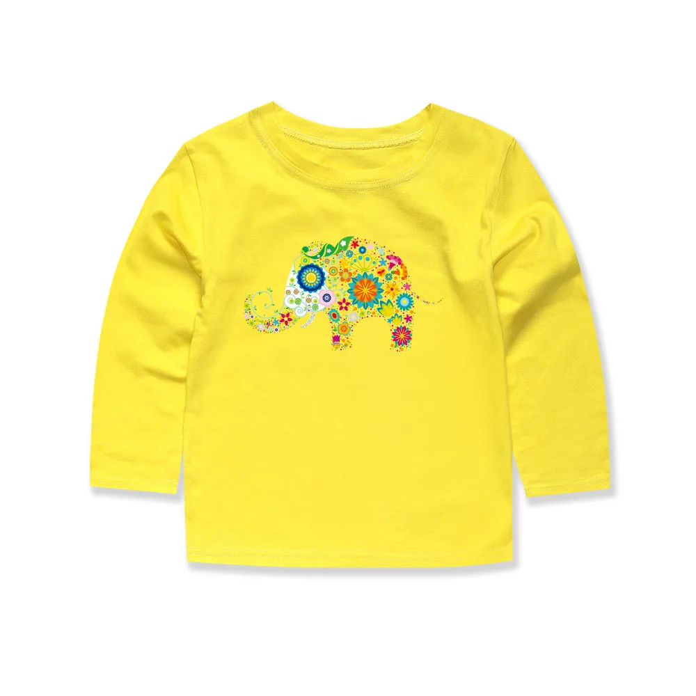 Одежда для маленьких девочек летние топы детские футболки с Цветочным Рисунком
