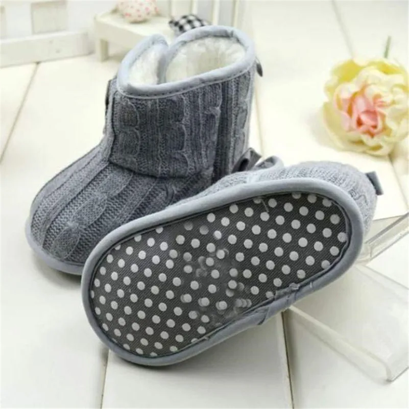 2018 Latest Mode Baby Keep Warm Baby Bowknot Soft Sole Winter Warm Shoes Boots hoes Toddler Boots A1