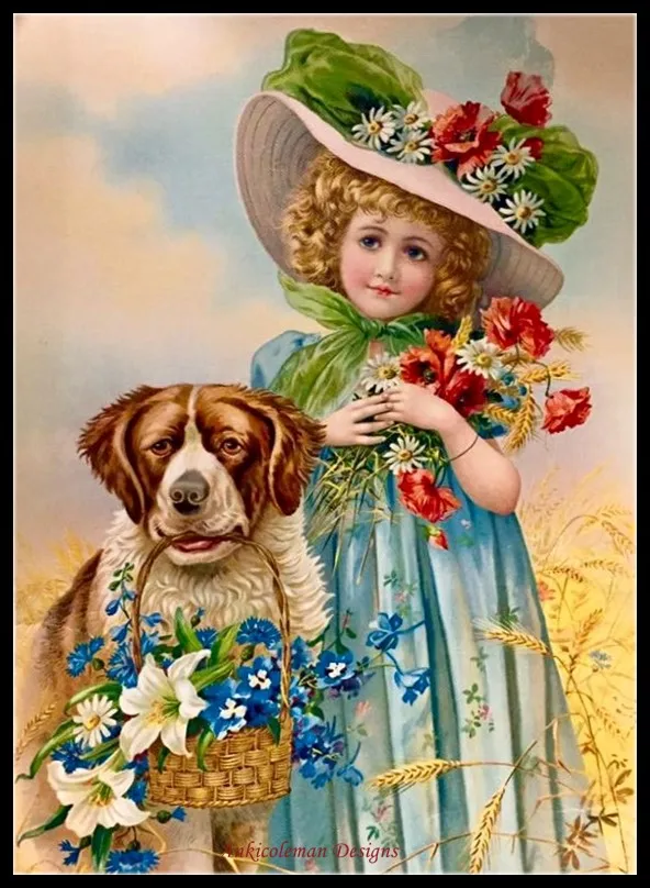 Embroidery Counted Cross Stitch Kits Needlework - Crafts 14 ct DMC DIY Arts Handmade Decor - Girl with her Saint Bernard
Embroidery Counted Cross Stitch Kits Needlework - Crafts 14 ct DMC DIY Arts Handmade Decor - Girl with her Saint Bernard