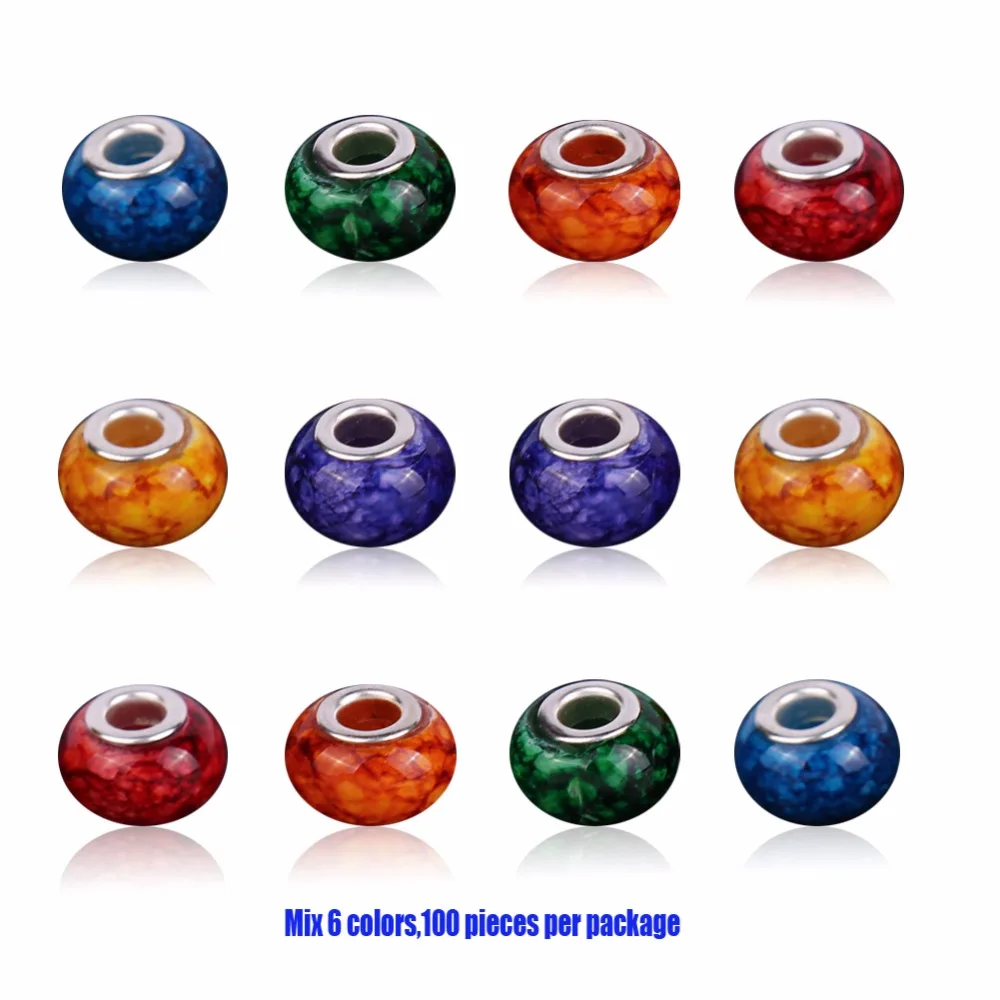 10PCS Murano Glass Beads Mix Color Large Hole with Silver Brass Cores European Charm fit Bracelet Necklace
10PCS Murano Glass Beads Mix Color Large Hole with Silver Brass Cores European Charm fit Bracelet Necklace