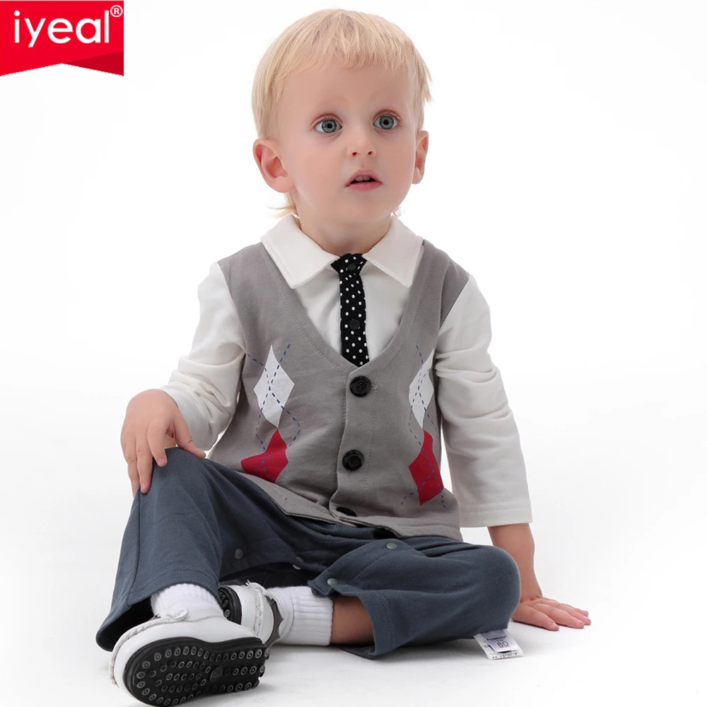 IYEAL Spring Baby Romper Brand Baby Boy Gentleman Rompers Infant Long Sleeve Climb Clothes Kids Outfit Toddler Boy Jumpsuit
IYEAL Spring Baby Romper Brand Baby Boy Gentleman Rompers Infant Long Sleeve Climb Clothes Kids Outfit Toddler Boy Jumpsuit