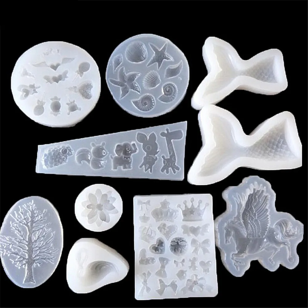 Fish tail&Tree&Animal&Crown&Flower Epoxy Mold DIY Decoration Mobile Phone Tools Jewelry Silicone Mould Fondant Candy Molds Aouke
Fish tail&Tree&Animal&Crown&Flower Epoxy Mold DIY Decoration Mobile Phone Tools Jewelry Silicone Mould Fondant Candy Molds Aouke