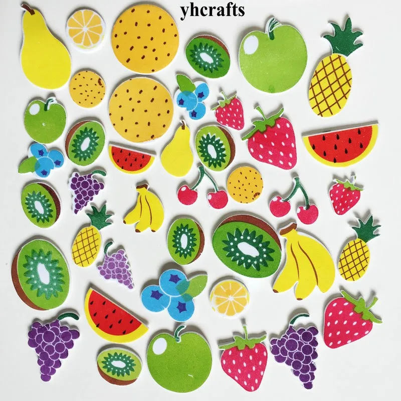 1bag/LOT.Grape pear strawberry kiwi fruits foam stickers Baby room decoration Early learning craft diy toys Self learning OEM
1bag/LOT.Grape pear strawberry kiwi fruits foam stickers Baby room decoration Early learning craft diy toys Self learning OEM