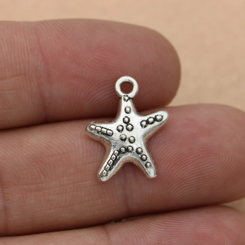 KJjewel тибетская Посеребренная Подвеска Starfis ювелирное изделие браслет ожерелье