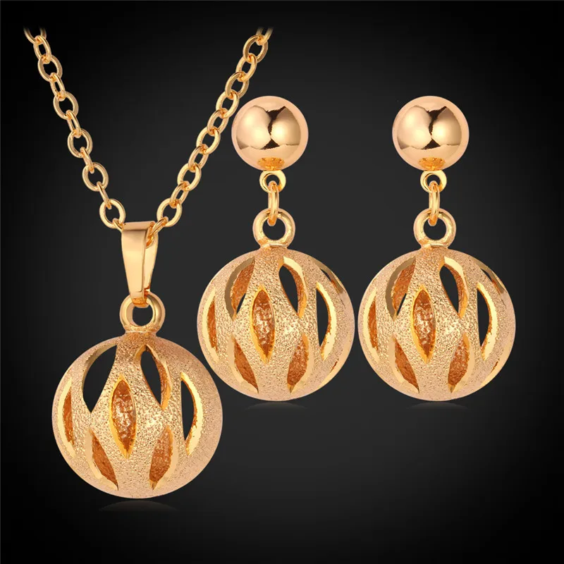 Collare Jewelry Sets For Women Bridal Wedding Hollow Ball Gold/Silver Color Romantic Wholesale Earrings Necklace Sets S264
Collare Jewelry Sets For Women Bridal Wedding Hollow Ball Gold/Silver Color Romantic Wholesale Earrings Necklace Sets S264