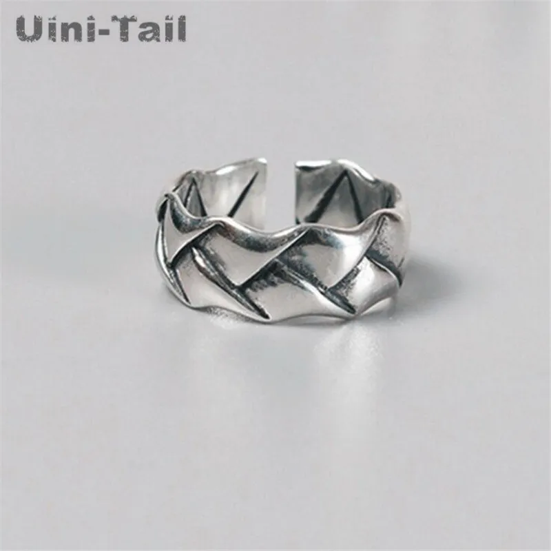 Uini-Tail, Новое поступление, серебро 925 пробы, креативное Ретро необычное Открытое кольцо, модная Личность, высокое качество, ювелирные изделия,...
Uini-Tail, Новое поступление, серебро 925 пробы, креативное Ретро необычное Открытое кольцо, модная Личность, высокое качество, ювелирные изделия,...