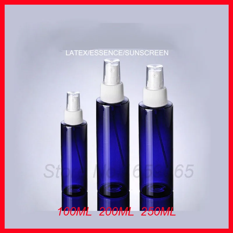 100/200/250ML PET blue flat shoulder plastic mist spray bottle bottle cosmetic container Cosmetic Packaging Refillable Bottles
100/200/250ML PET blue flat shoulder plastic mist spray bottle bottle cosmetic container Cosmetic Packaging Refillable Bottles