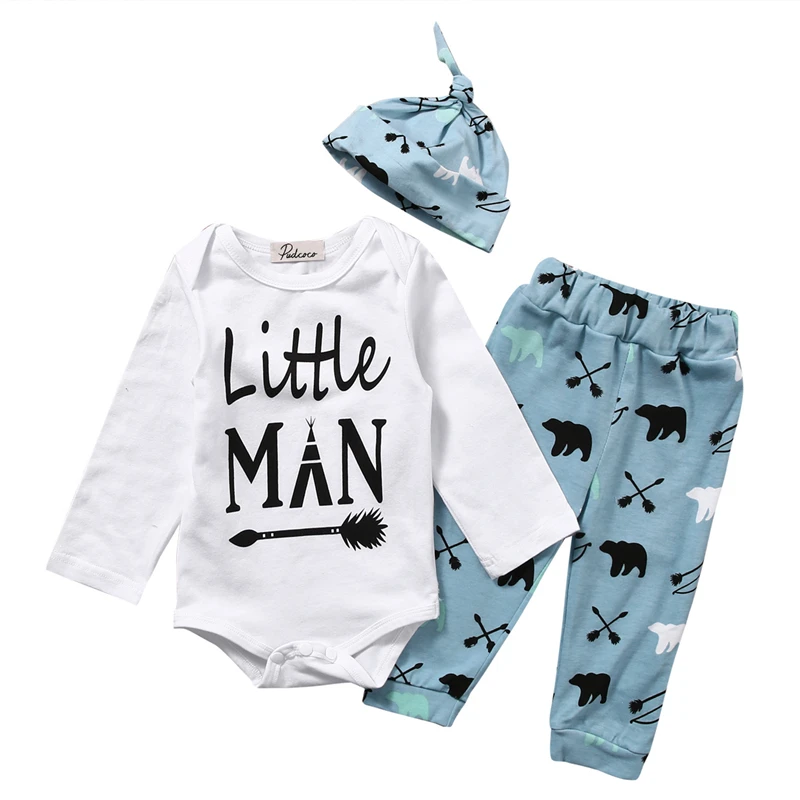 Pudcoco/хлопковый комбинезон для новорожденных мальчиков с надписью «little man» + штаны с рисунком медведя; Одежда для маленьких мальчиков; компле...
Pudcoco/хлопковый комбинезон для новорожденных мальчиков с надписью «little man» + штаны с рисунком медведя; Одежда для маленьких мальчиков; компле...