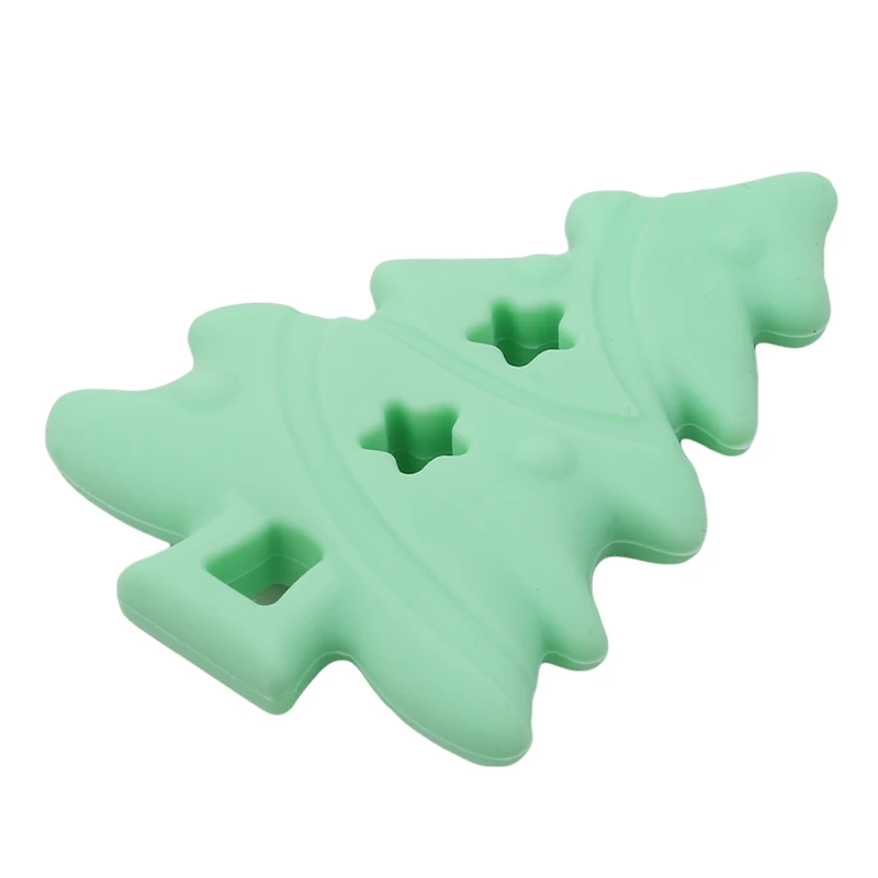 Candy Color Silicone Teethers Christmas Tree Baby Ring Teether Silicone Chew Charms Baby Teething Gift Toddler Toys
Candy Color Silicone Teethers Christmas Tree Baby Ring Teether Silicone Chew Charms Baby Teething Gift Toddler Toys