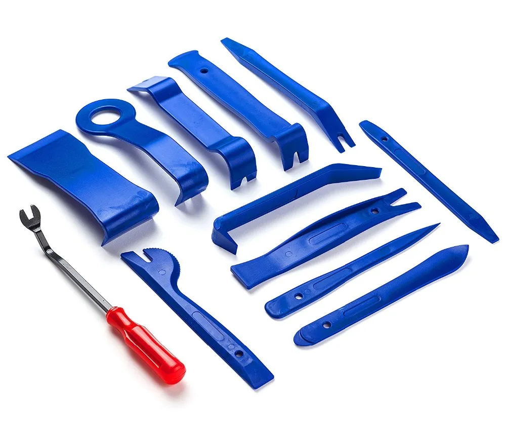 12pcs/set Professional Vehicle Dash Trim Tool Car Door Panel Audio Dismantle Remove Install Pry Kit Refit Set Repairing Tools
12pcs/set Professional Vehicle Dash Trim Tool Car Door Panel Audio Dismantle Remove Install Pry Kit Refit Set Repairing Tools