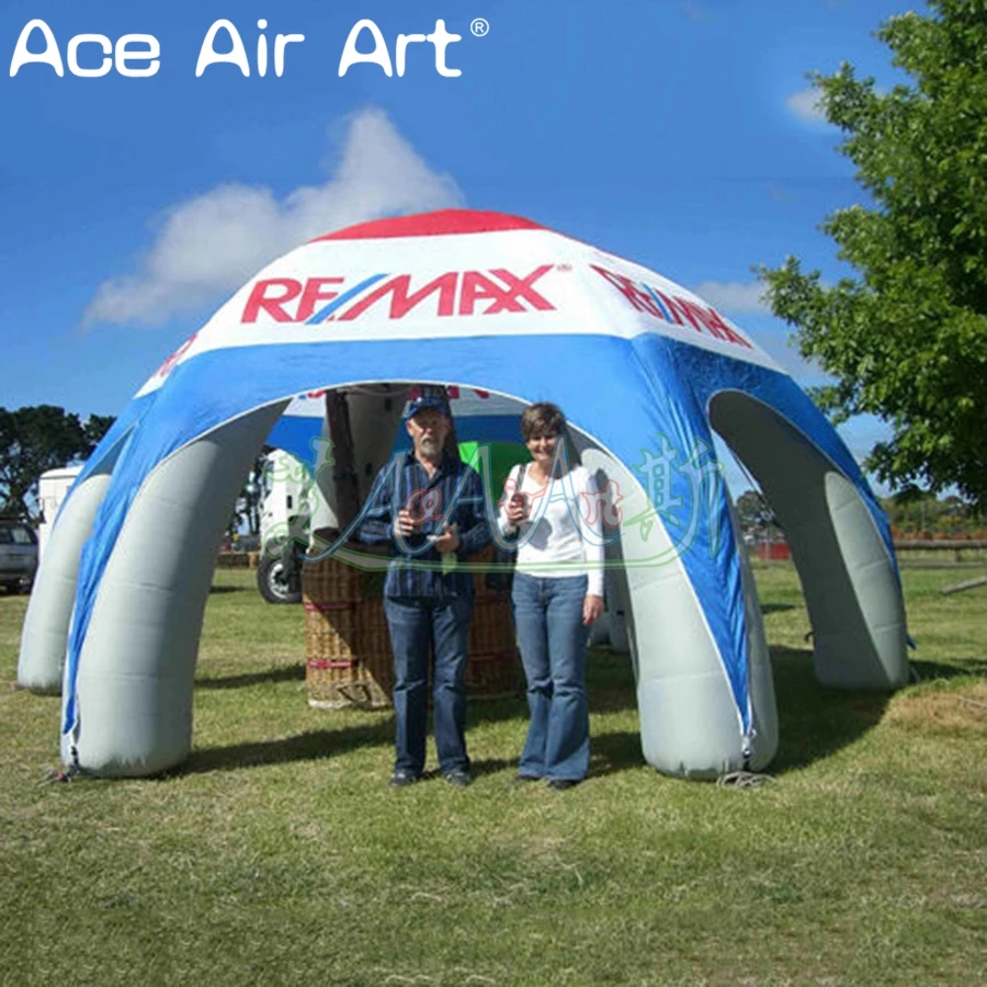 Portable 5m Diameter Inflatable Spider Dome Tent 6 Legs Event Stations with Logo Removable Cover
Portable 5m Diameter Inflatable Spider Dome Tent 6 Legs Event Stations with Logo Removable Cover