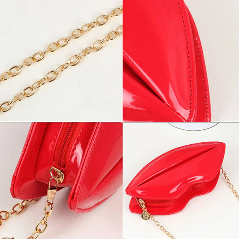 New Popular Big Lips Pattern Women Bag Clutch Chain Shouder Bag Evening Bolsas Red PU Leather Handbags Crossbody bag-15
New Popular Big Lips Pattern Women Bag Clutch Chain Shouder Bag Evening Bolsas Red PU Leather Handbags Crossbody bag-15
