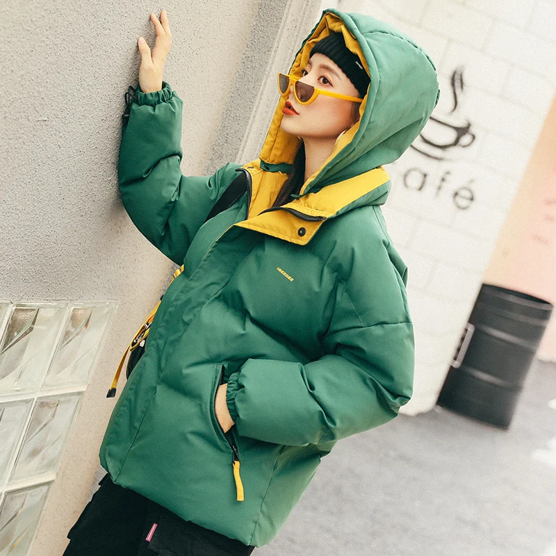 Новинка 2018 зимняя куртка женское модное пальто с хлопковой подкладкой теплая