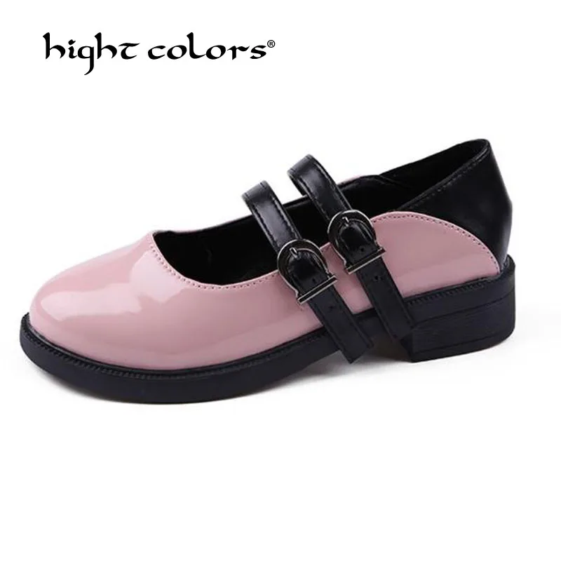 Spring 2019 Round head women's shoes Buckle Strap single shoes summer students shallow Mary Janes shoes White Pink Black T205-2
Spring 2019 Round head women's shoes Buckle Strap single shoes summer students shallow Mary Janes shoes White Pink Black T205-2