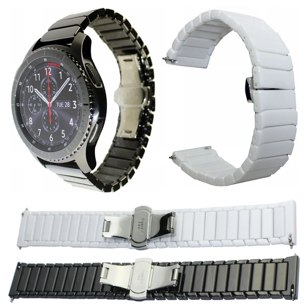 20/22mm Quick Release Ceramic Watch Band For Samsung Galaxy Watch 42mm 46mm Strap For Gear S3 S2 Classic Frontier Band Bracelet
20/22mm Quick Release Ceramic Watch Band For Samsung Galaxy Watch 42mm 46mm Strap For Gear S3 S2 Classic Frontier Band Bracelet