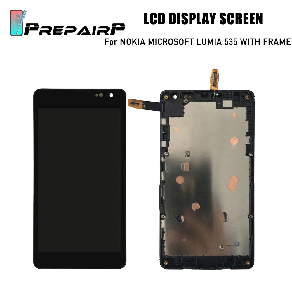 PrepairP LCD сенсорный экран для Microsoft Nokia Lumia 535 ЖК дисплей lcd дигитайзер в сборе|Экраны