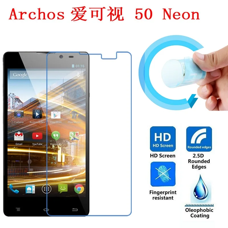 Archos 50b неоновая Защитная пленка для экрана 2.5D ультратонкая Прозрачная мягкая