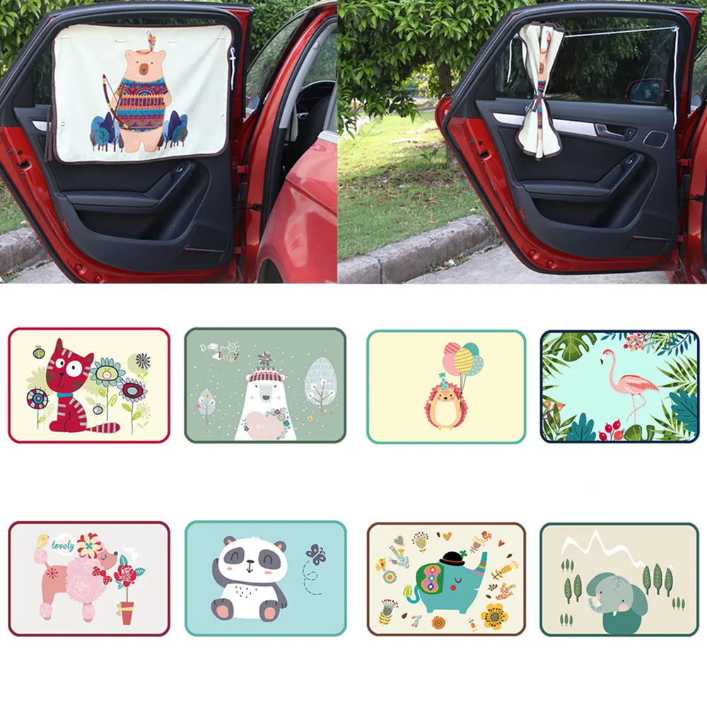 FLYJ 1pcs Car Windshield Car Sun Shade Curtains Cute Cartoon Car Styling Rear Side Window Sunshade Protect Window Curtains
FLYJ 1pcs Car Windshield Car Sun Shade Curtains Cute Cartoon Car Styling Rear Side Window Sunshade Protect Window Curtains
