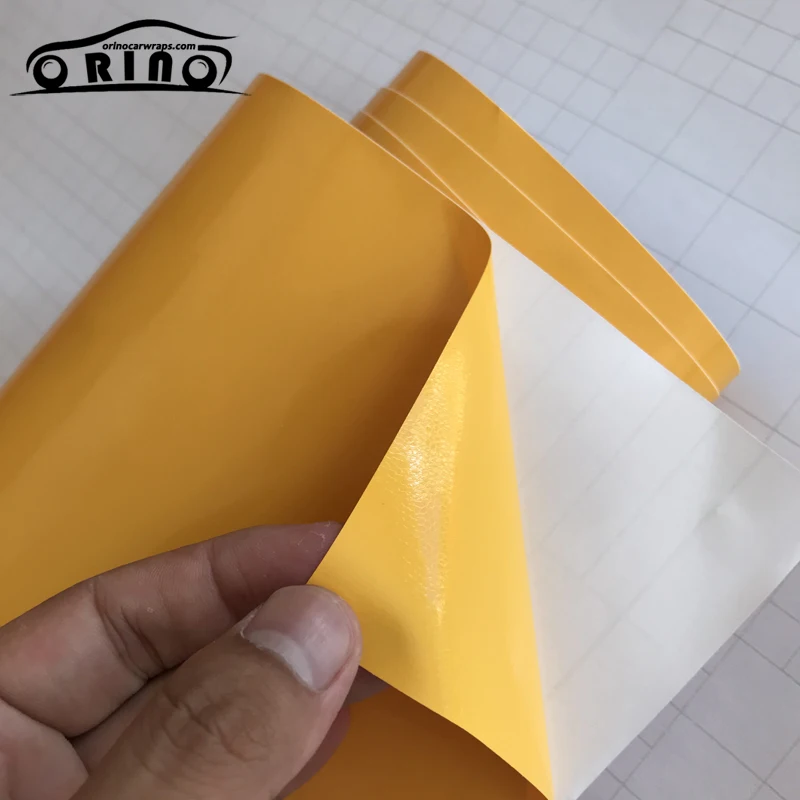 Bright Gloss Yellow Vinyl Wrap Film Roll DIY No Mess Easy to Install Air-Release Adhesive
Bright Gloss Yellow Vinyl Wrap Film Roll DIY No Mess Easy to Install Air-Release Adhesive