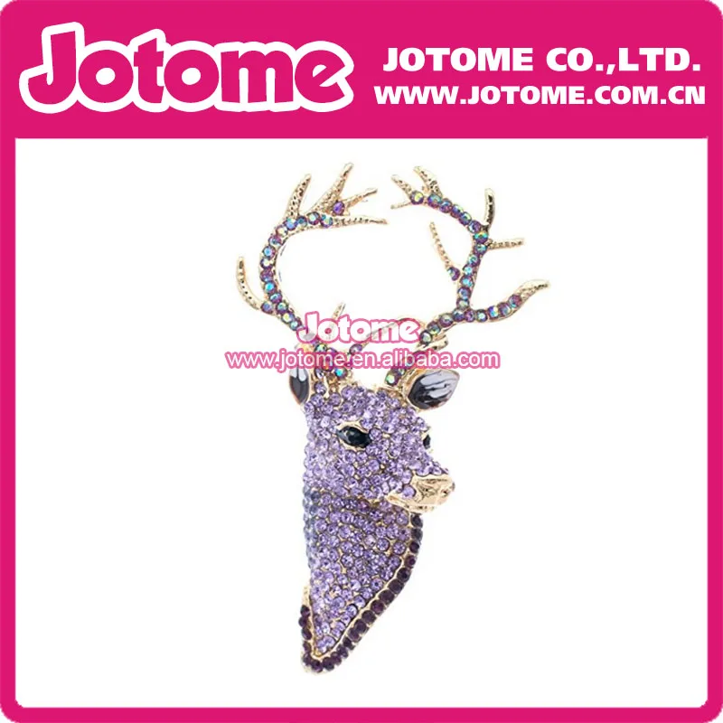 Christmas reindeer Pins Jewelry multi Rhinestone Crystal Stag Deer Head Brooches Pins
Christmas reindeer Pins Jewelry multi Rhinestone Crystal Stag Deer Head Brooches Pins