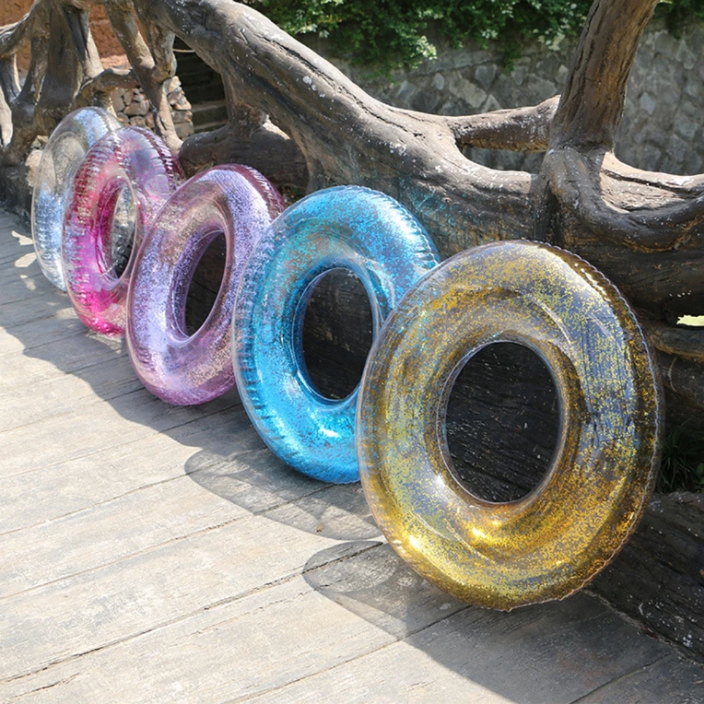 70cm Child Inflatable Swimming Ring Transparent PVC Swimming Circle Kids Colorful Glitter Swim Circle Floating baby pool float
70cm Child Inflatable Swimming Ring Transparent PVC Swimming Circle Kids Colorful Glitter Swim Circle Floating baby pool float