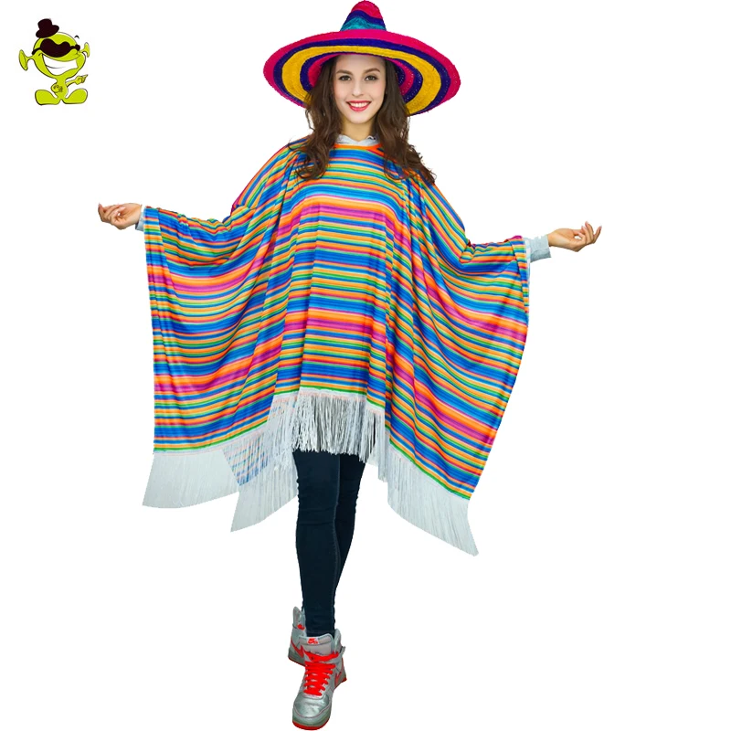 Adults Mexico Cloak Costume Woman's Mexican Mexico Cape For Girls Dress Cosplay Party Costumes
Adults Mexico Cloak Costume Woman's Mexican Mexico Cape For Girls Dress Cosplay Party Costumes