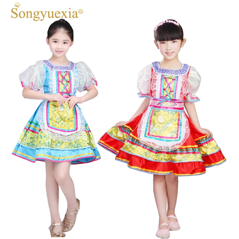 SONGYUEXIA Russian National Performance Costumes for Kids Chinese Folk Dance Dress for Girls Modern Dance Princess Dress
SONGYUEXIA Russian National Performance Costumes for Kids Chinese Folk Dance Dress for Girls Modern Dance Princess Dress