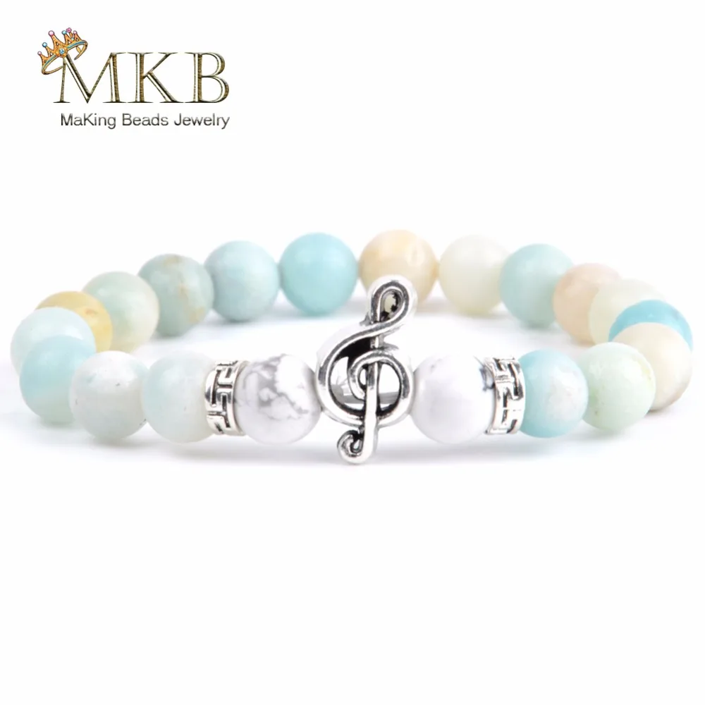 Musical Note Bracelet Women Youga Bangles 8mm Natural Amazonite Beaded Bracelets Men Jewelry Pulseira Feminina Bijoux Bileklik
Musical Note Bracelet Women Youga Bangles 8mm Natural Amazonite Beaded Bracelets Men Jewelry Pulseira Feminina Bijoux Bileklik