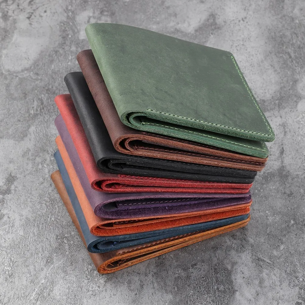 Moterm 100% Genuine Leather men Wallets Crazy Horse Leather Bifold wallet carteira masculina Retro Clutch Coin Purse wallets
Moterm 100% Genuine Leather men Wallets Crazy Horse Leather Bifold wallet carteira masculina Retro Clutch Coin Purse wallets
