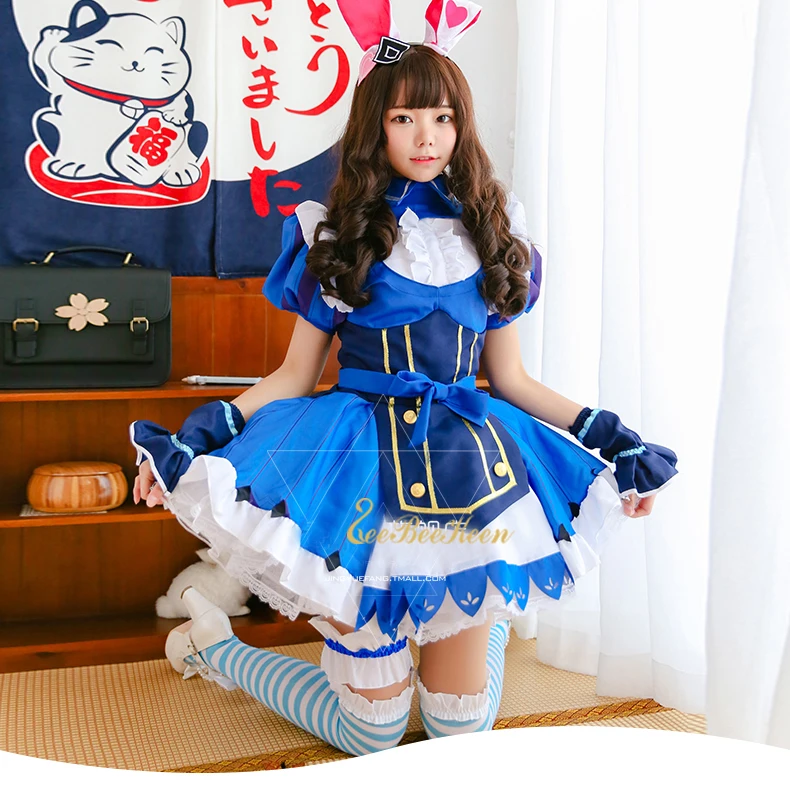 Lolita Alice Wonderland Alice Anime Cosplay Costume For Girls Lolita Maid Role Play Maid Clothes Female Lolita dress Alice Dress
Lolita Alice Wonderland Alice Anime Cosplay Costume For Girls Lolita Maid Role Play Maid Clothes Female Lolita dress Alice Dress