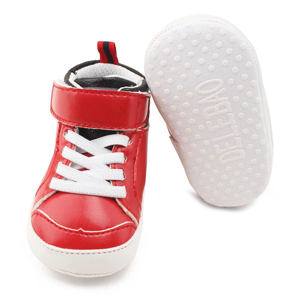 Delebao Spring/Autumn First Walkers Lace-up Pu Leather Baby Moccasins Shoes Infant Suede Thicken Sponge Baby Boots
Delebao Spring/Autumn First Walkers Lace-up Pu Leather Baby Moccasins Shoes Infant Suede Thicken Sponge Baby Boots