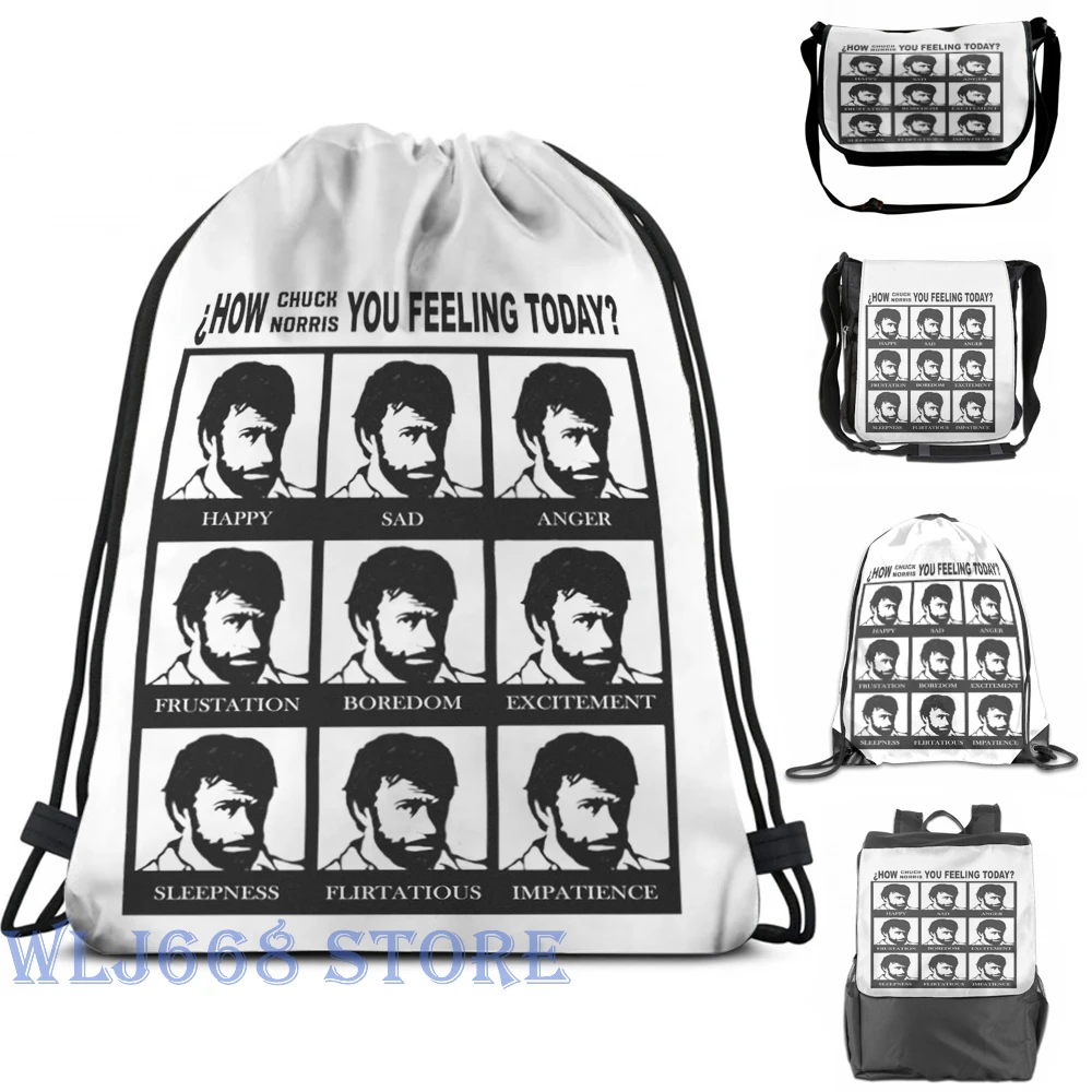 Фото Забавные сумки через плечо с графическим принтом женский рюкзак на одно How Chuck Norris(Aliexpress на русском)