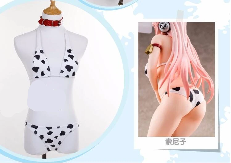 Супер Sonico bnikini Косплей swmsuit сексуальный купальник для косплея|Костюмы аниме| |