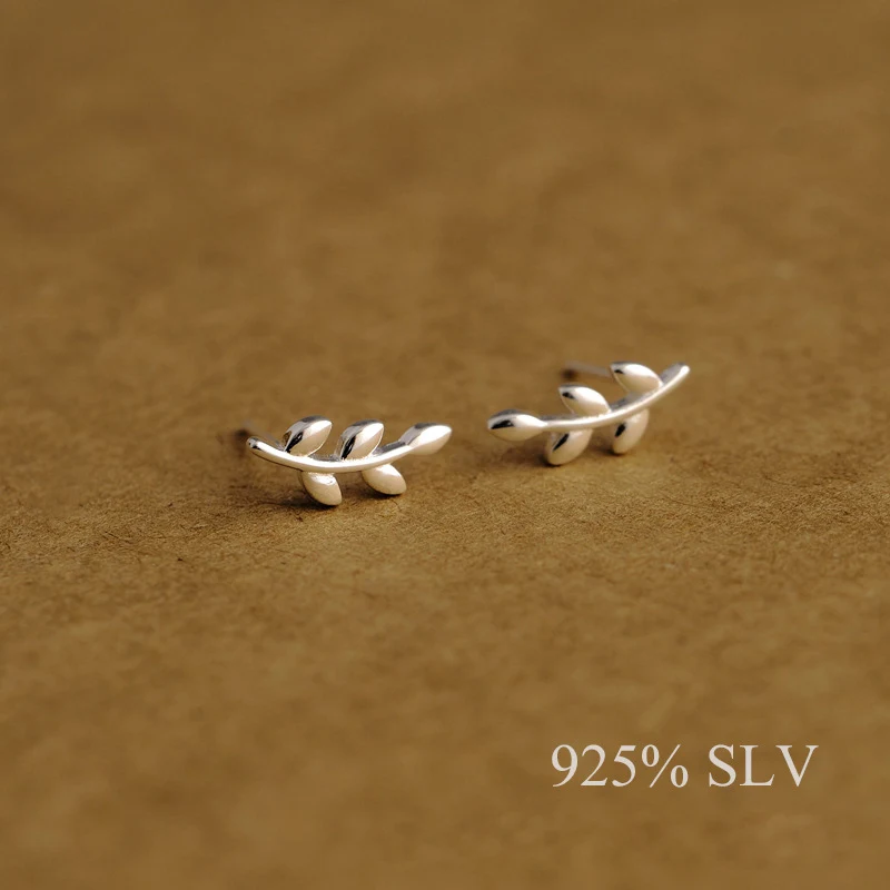 925SV Original fresh leaves leaves earrings wild simple Japanese and Korean s jewelry earrings for women
925SV Original fresh leaves leaves earrings wild simple Japanese and Korean s jewelry earrings for women