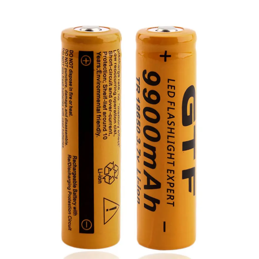 2pcs 18650 Battery 9900mAh 3.7V Rechargeable Lithium Bateries for LED Flashlight Headlamp Torch Power Bank 18650 Li-ion Battery
2pcs 18650 Battery 9900mAh 3.7V Rechargeable Lithium Bateries for LED Flashlight Headlamp Torch Power Bank 18650 Li-ion Battery
