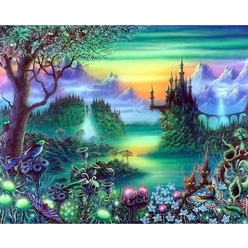 5d Diy Diamond Painting Cross Stitch Magic forest Rhinestones 3d Diamond Embroidery diamond Mosaic Handicraft Y0303
5d Diy Diamond Painting Cross Stitch Magic forest Rhinestones 3d Diamond Embroidery diamond Mosaic Handicraft Y0303