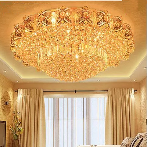 LED 31W-40W 60*60cm Modern Simple Atmospheric Golden Orb Sitting Room Bedroom Crystal Engineering Ceiling Lights 110-240V
LED 31W-40W 60*60cm Modern Simple Atmospheric Golden Orb Sitting Room Bedroom Crystal Engineering Ceiling Lights 110-240V