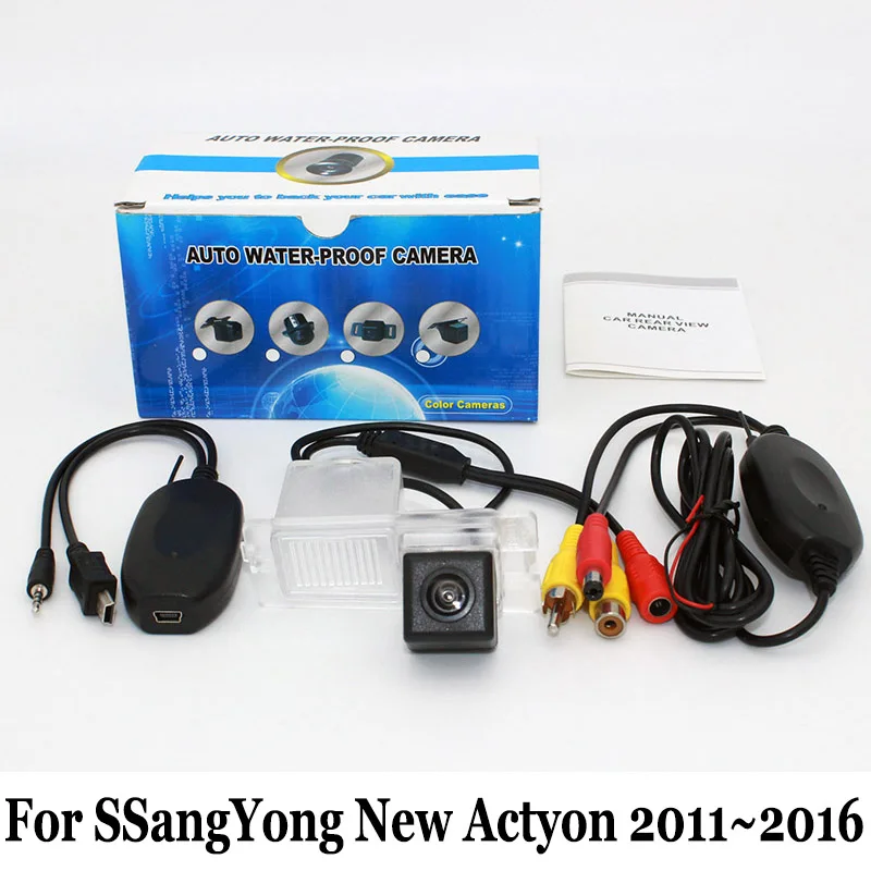 For SSangYong New Actyon 2011~2016 / RCA AUX Wire Or Wireless Backup Camera HD Wide Lens Angle CCD Night Vision Rear View Camera
For SSangYong New Actyon 2011~2016 / RCA AUX Wire Or Wireless Backup Camera HD Wide Lens Angle CCD Night Vision Rear View Camera