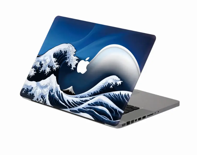 Ukiyo e waves наклейка для ноутбука Наклейка кожа MacBook Air Pro Retina 11 "13" 15 "винил Mac